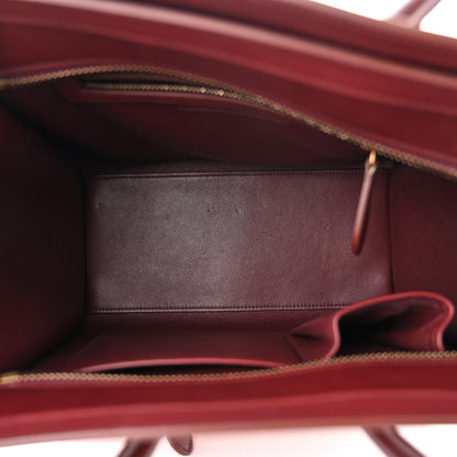 Celine Bullhide Calfskin Micro Bi-Color Luggage Vermillion 5 of 13