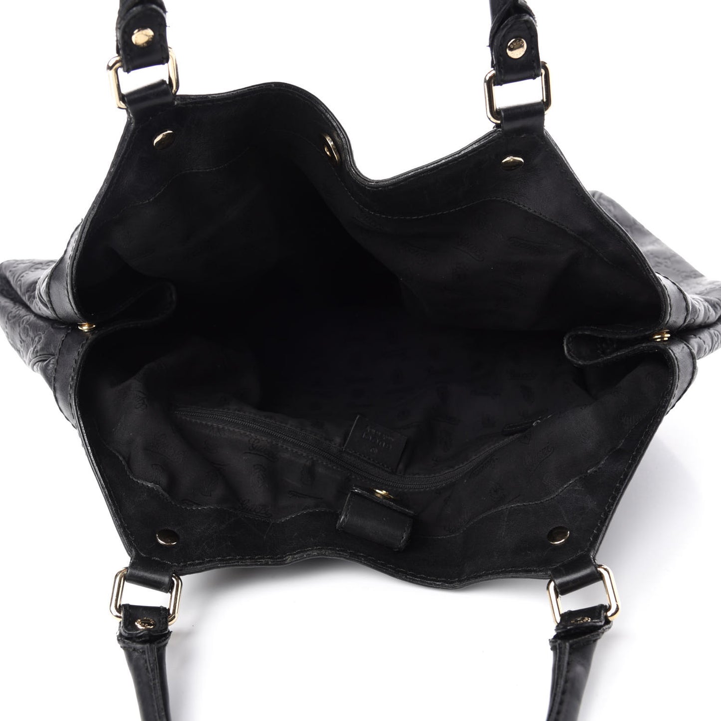 Guccissima Large Sukey Tote Black