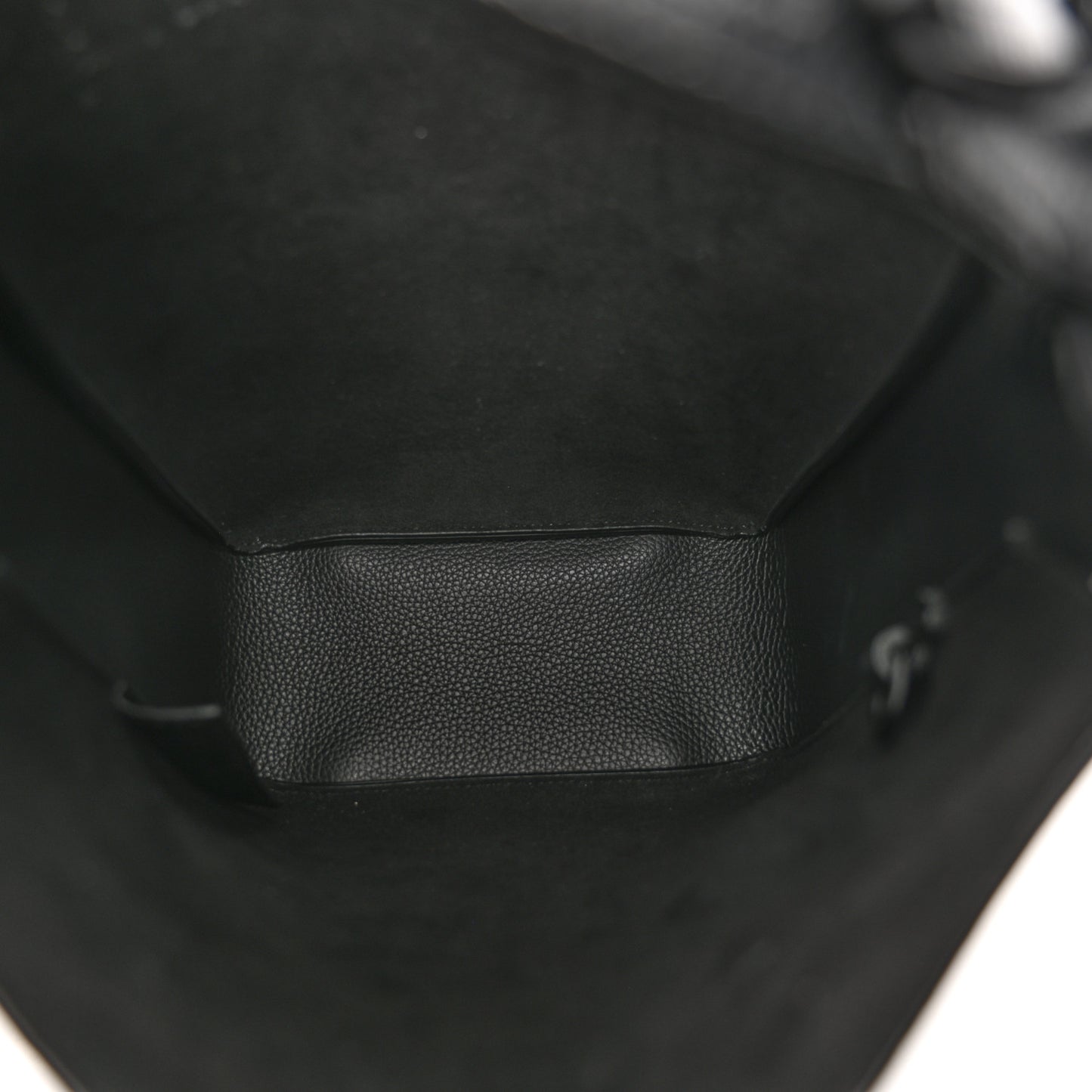 Calfskin Logo XS Tool 2.0 North-South Tote Black