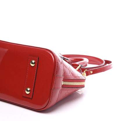 Louis Vuitton Vernis Alma BB Cherry 6 of 10