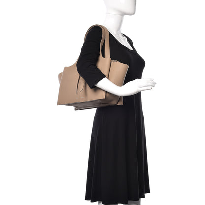Celine Baby Grained Calfskin Small Tri-Fold Bag Light Taupe 2 of 14