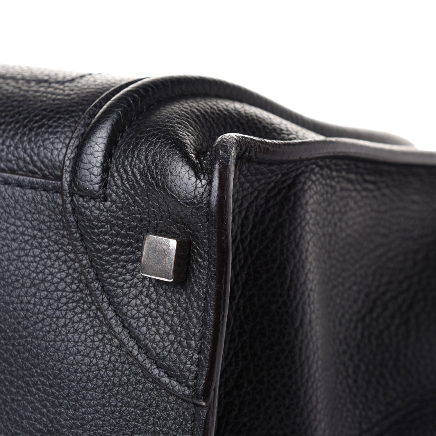 Celine Drummed Calfskin Mini Luggage Black 9 of 11