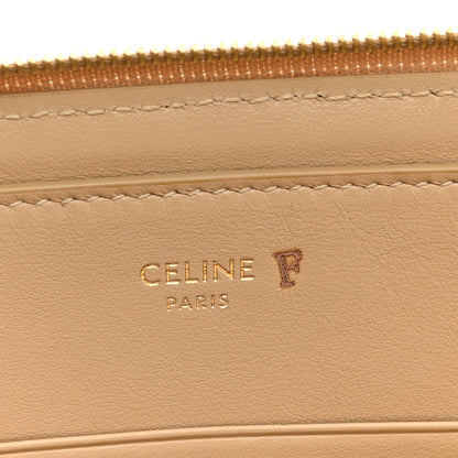 Celine Calfskin Quilted C Charm Pouch Nude 6 of 7