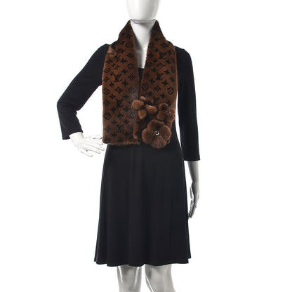 Louis Vuitton Monogram Mink Fur Stole 2 of 4