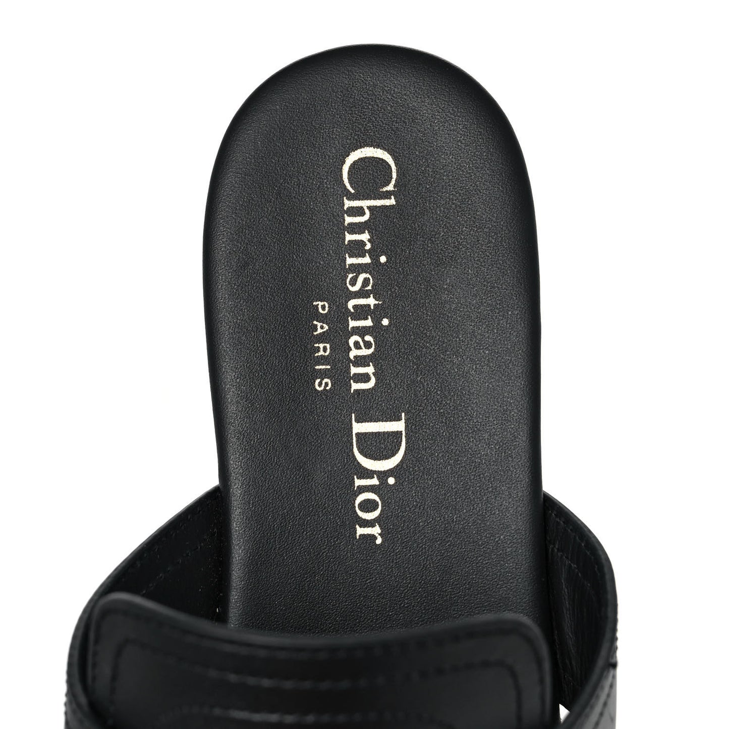 Calfskin 30 Montaigne Thong Sandals 36 Black