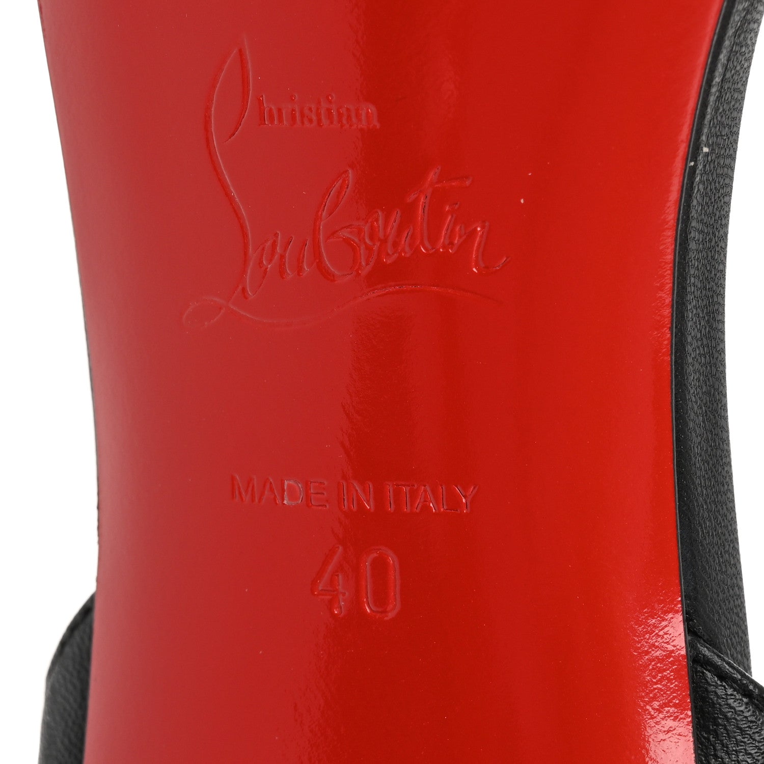 Christian Louboutin Kid Crystal Jewel Queen Sandals 40 Black 8 of 11