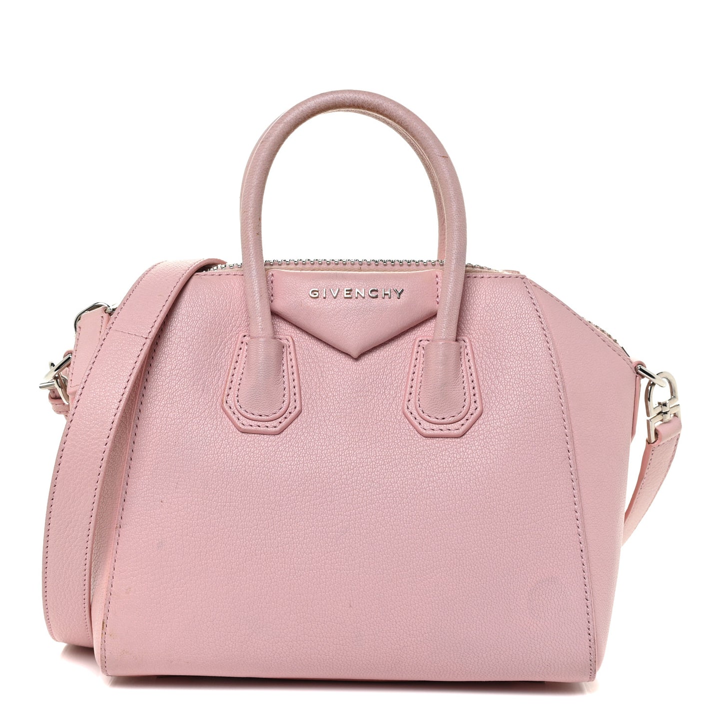 Sugar Goatskin Mini Antigona Pink