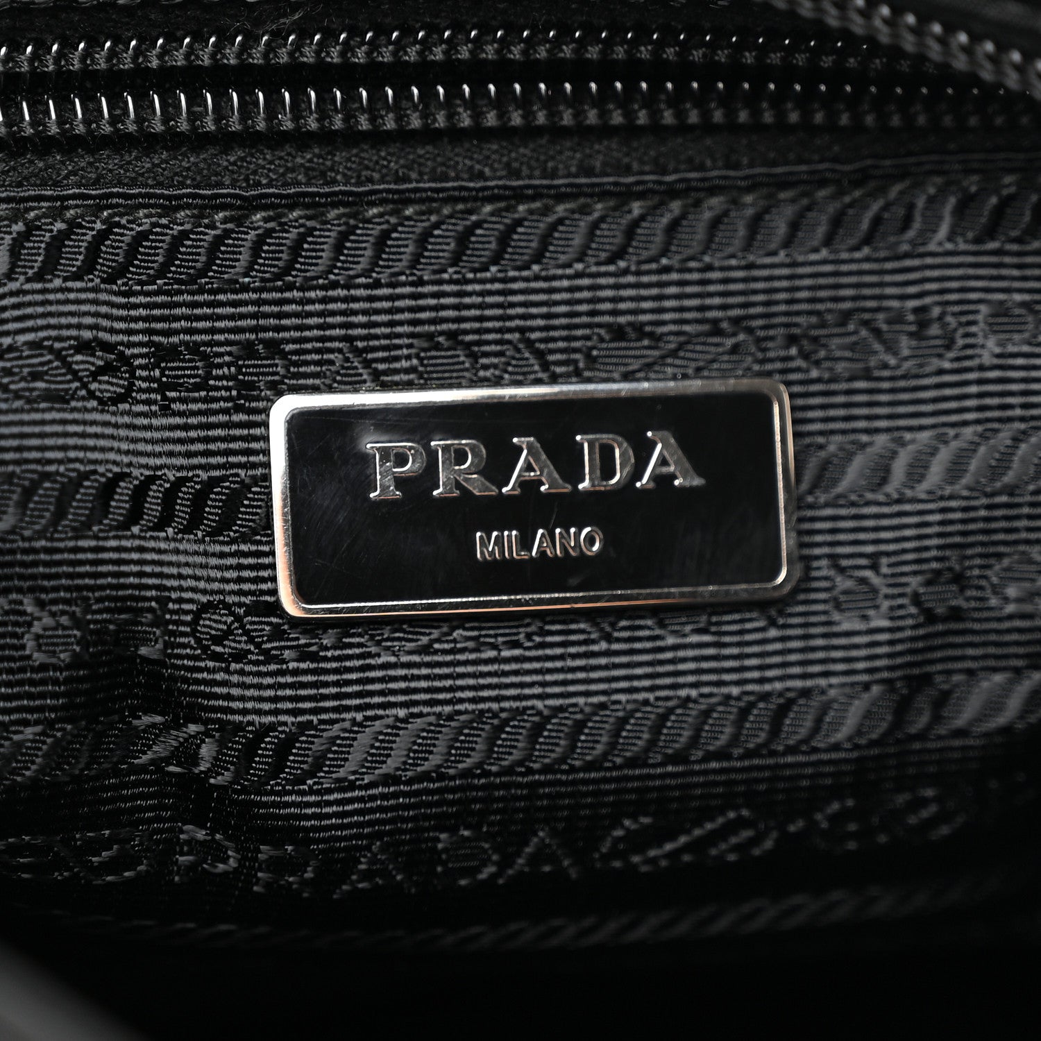 Prada Nylon Vela Flat Messenger Bag Black 6 of 10