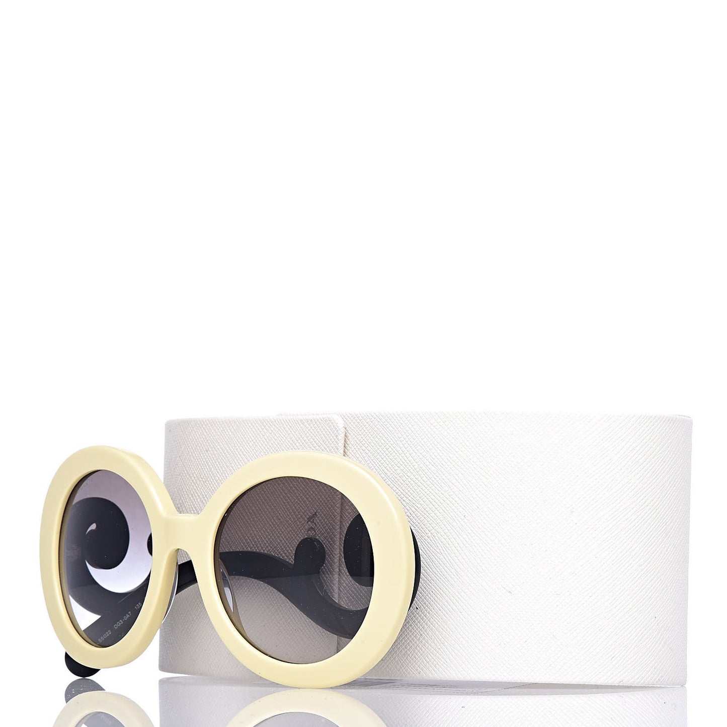 Baroque SPR 27N Round Sunglasses Ivory