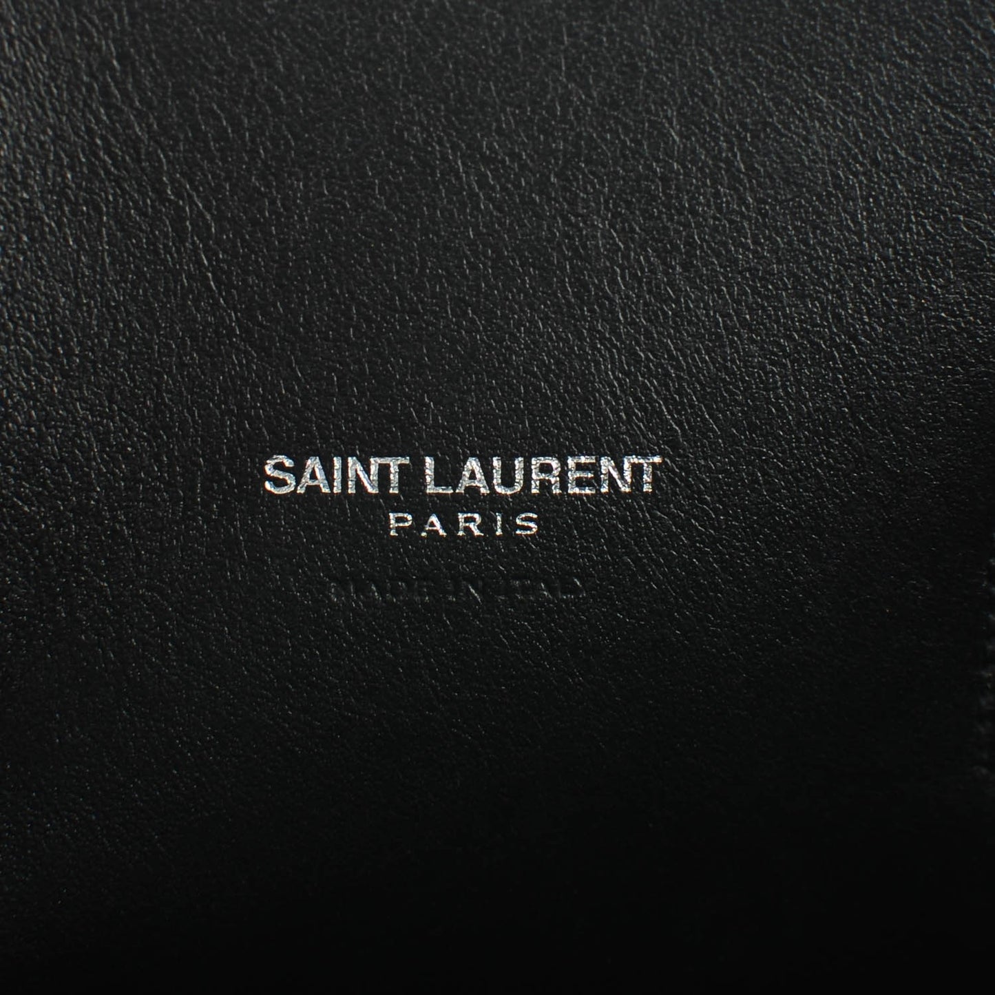 Grained Calfskin Baby Sac De Jour Black