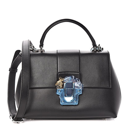 Dolce & Gabbana Calfskin Lucia Satchel Black 1 of 10