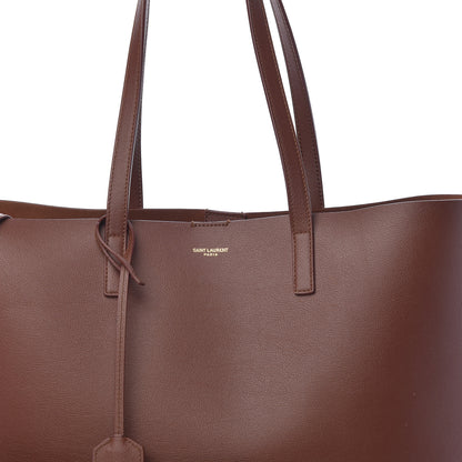 Saint Laurent Calfskin Large Shopping Tote Old Brandy 13 of 13