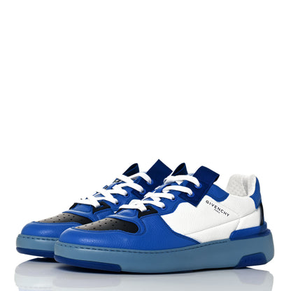 Givenchy Calfskin Wing Low Top Sneakers 41.5 Blue 3 of 8