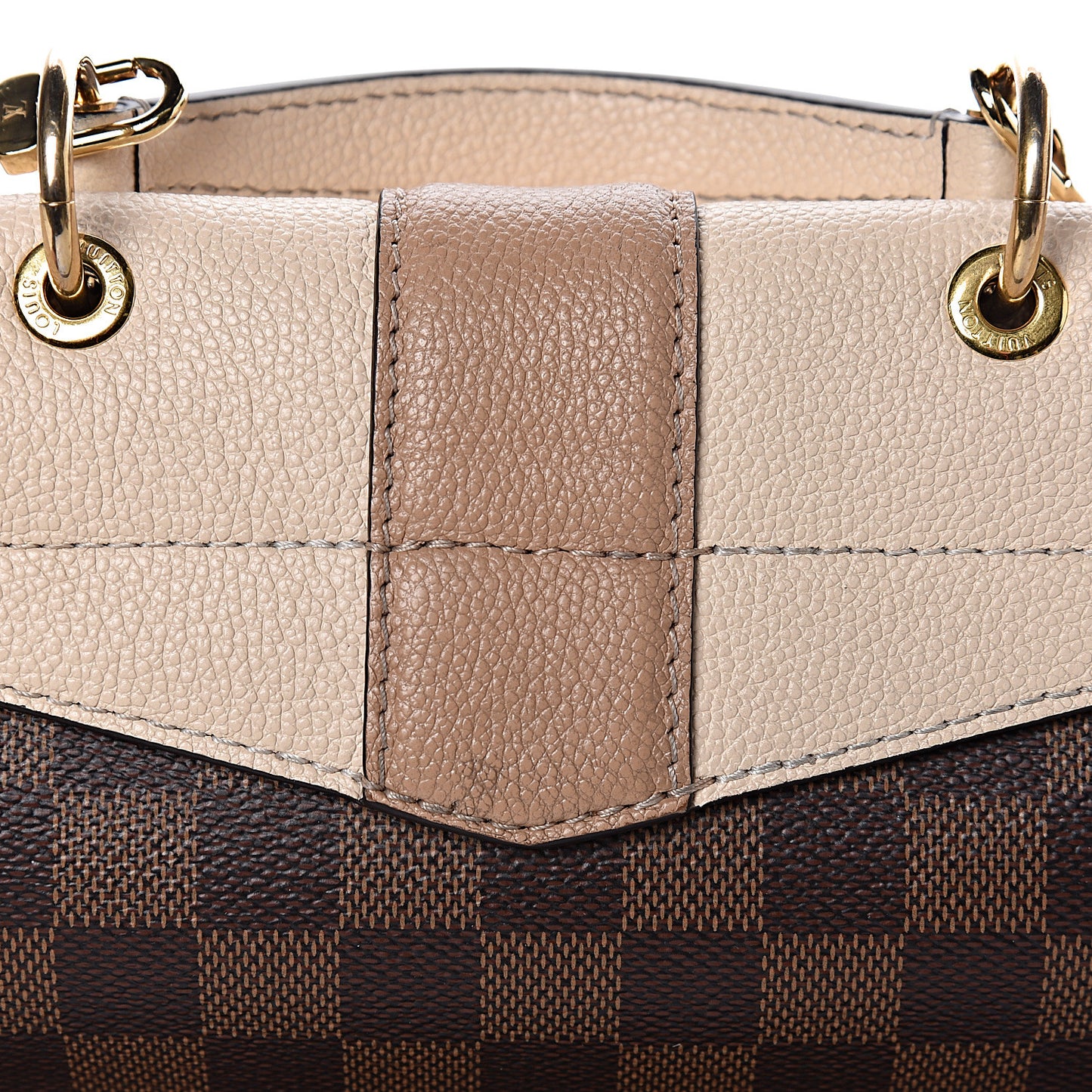 Damier Ebene Clapton Backpack Creme