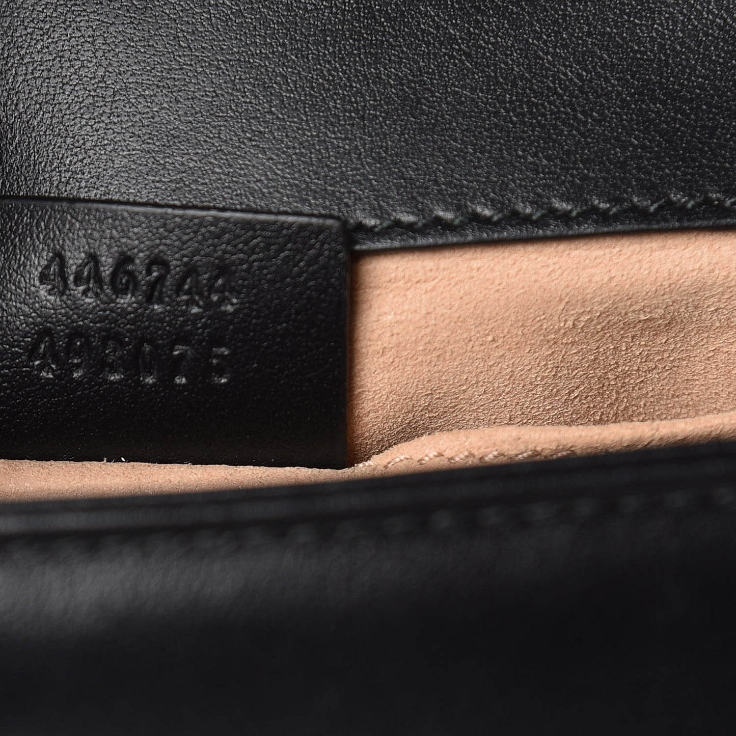 Calfskin Matelasse Mini GG Marmont Shoulder Bag Black