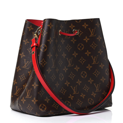Louis Vuitton Monogram Neonoe MM Coquelicot 2 of 4