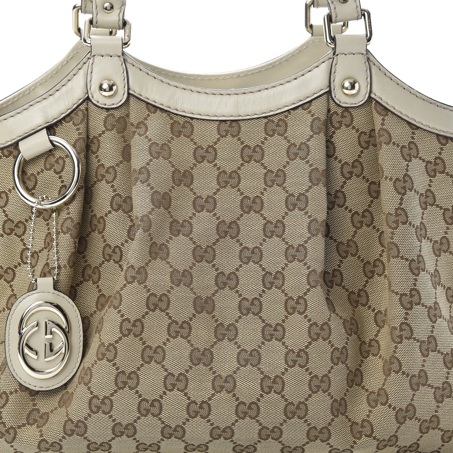 Monogram Medium Sukey Tote Off White