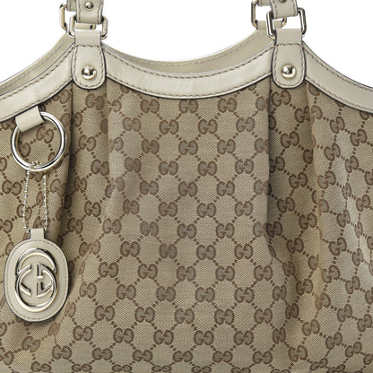 Gucci Monogram Medium Sukey Tote Off White 8 of 12