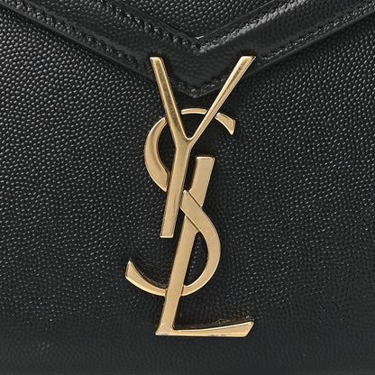 Saint Laurent Grain de Poudre Mini Classic Monogram Cassandra Top Handle Black 9 of 13