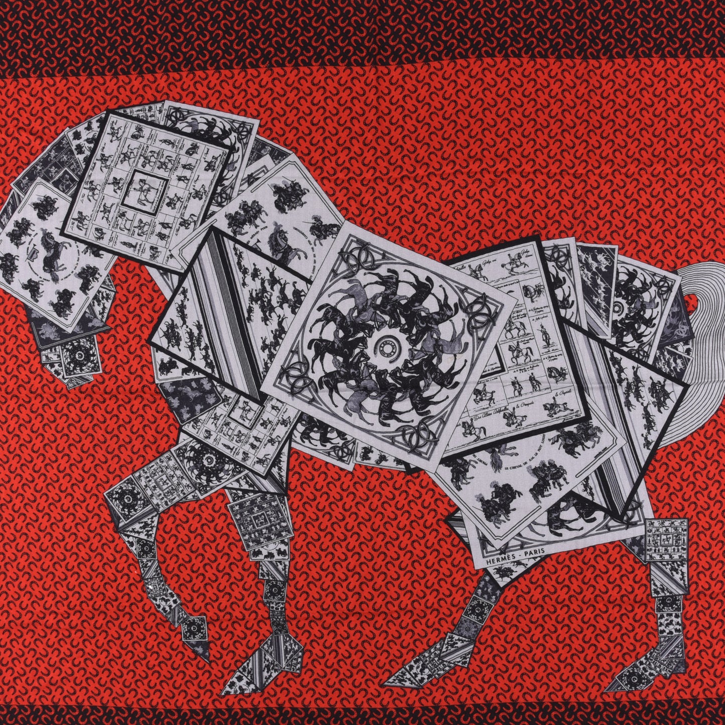 Cashmere Silk A Cheval Sur Mon Carre Shawl 140