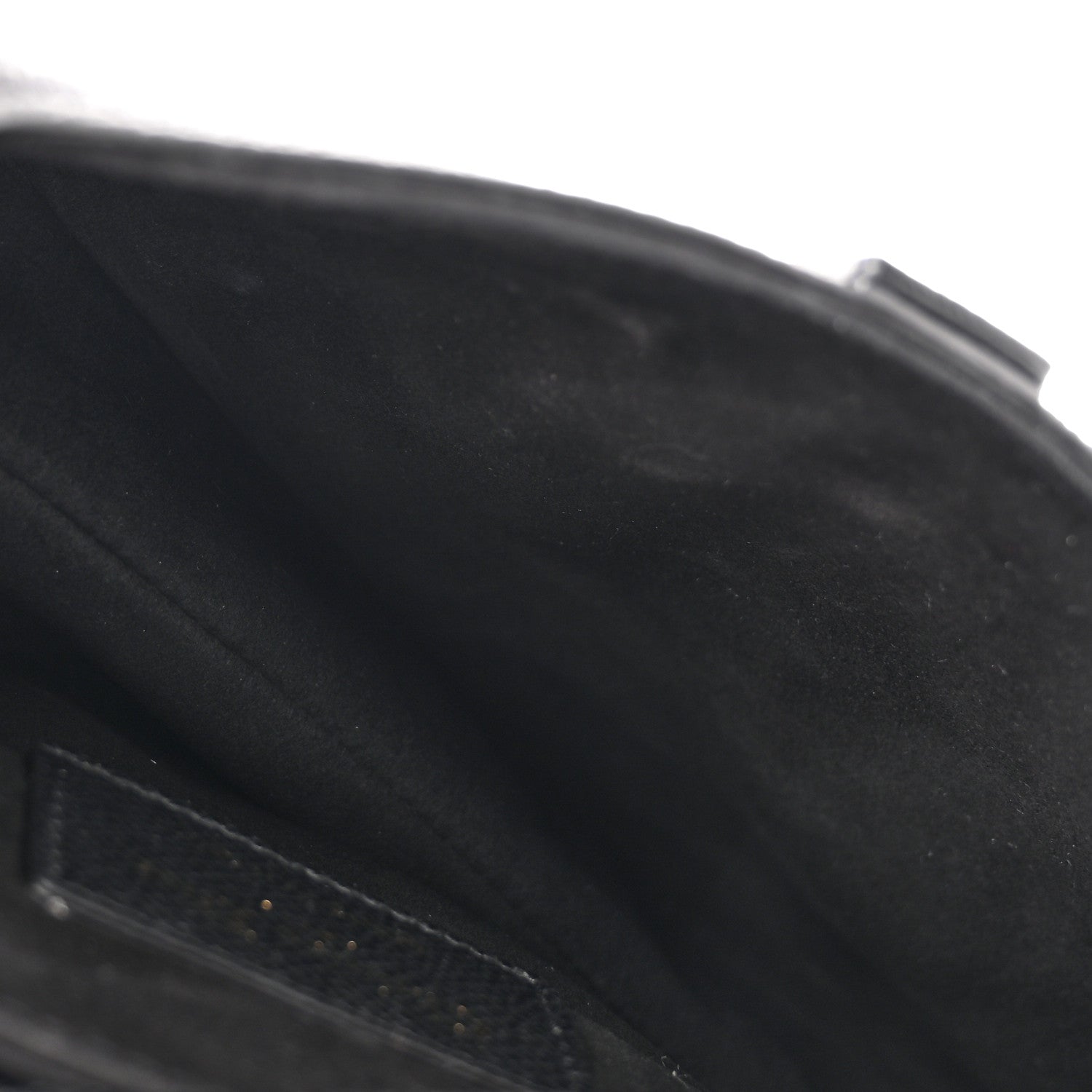Christian Dior Grained Calfskin Mini Saddle Bag Black 5 of 11