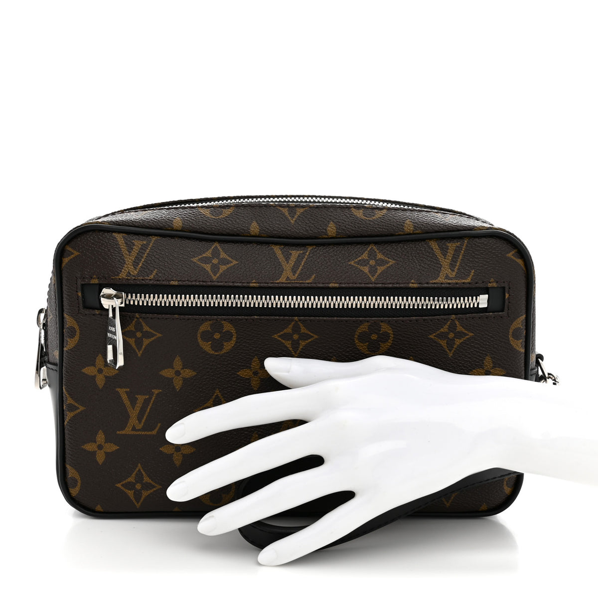Monogram Macassar Kasai Clutch Black