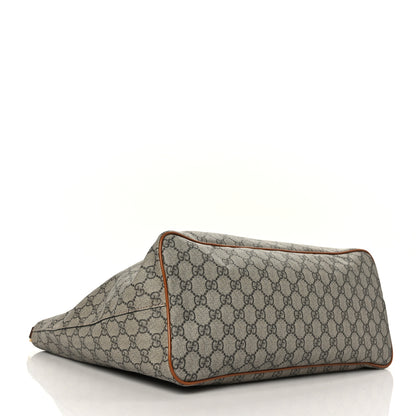 Gucci Soft GG Supreme Monogram Medium Crossbody Tote Beige Cuir 4 of 9