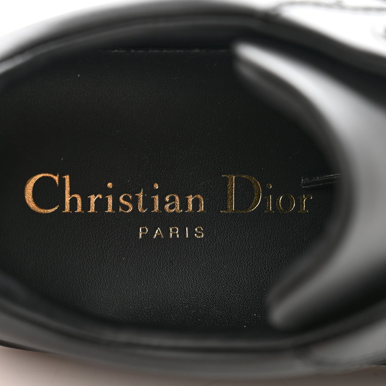 Christian Dior Calfskin Suede Logo Sneakers 36 Black 6 of 11