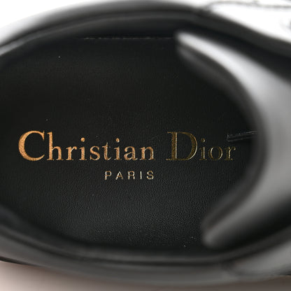 Christian Dior Calfskin Suede Logo Sneakers 36 Black 6 of 11