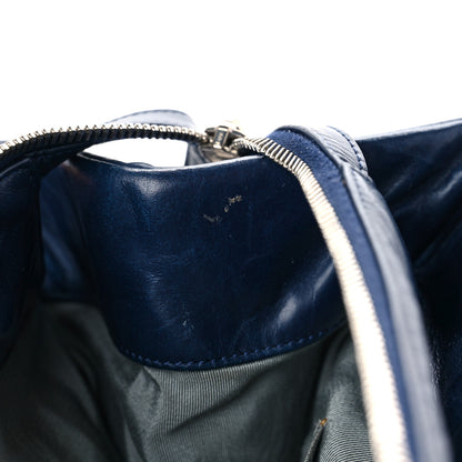Chanel Calfskin Ultra Stitch Tote Navy Blue 12 of 16