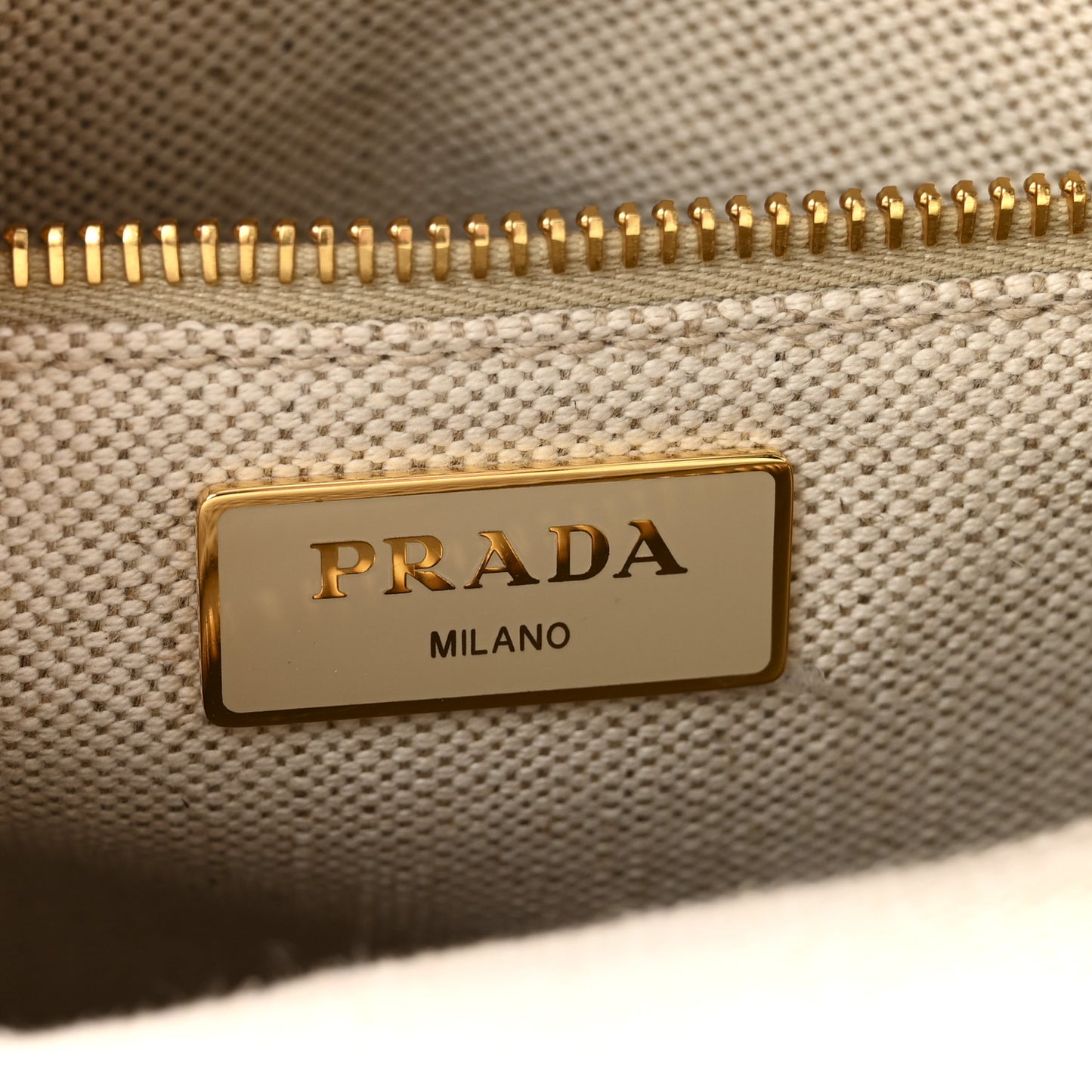 Canvas Wicker Shoulder Bag White