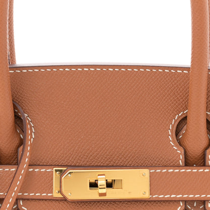 Hermes Epsom Birkin 30 Gold 8 of 11