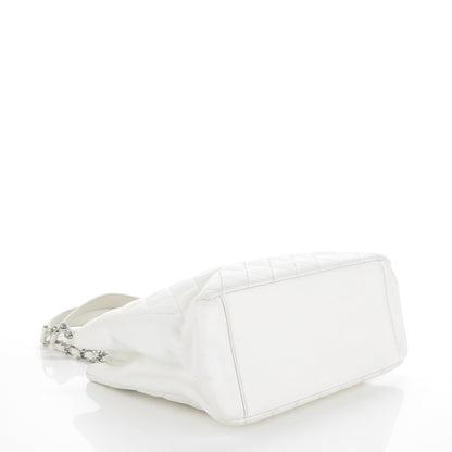 Chanel Caviar Quilted Grand Shopping Tote GST White 4 of 8