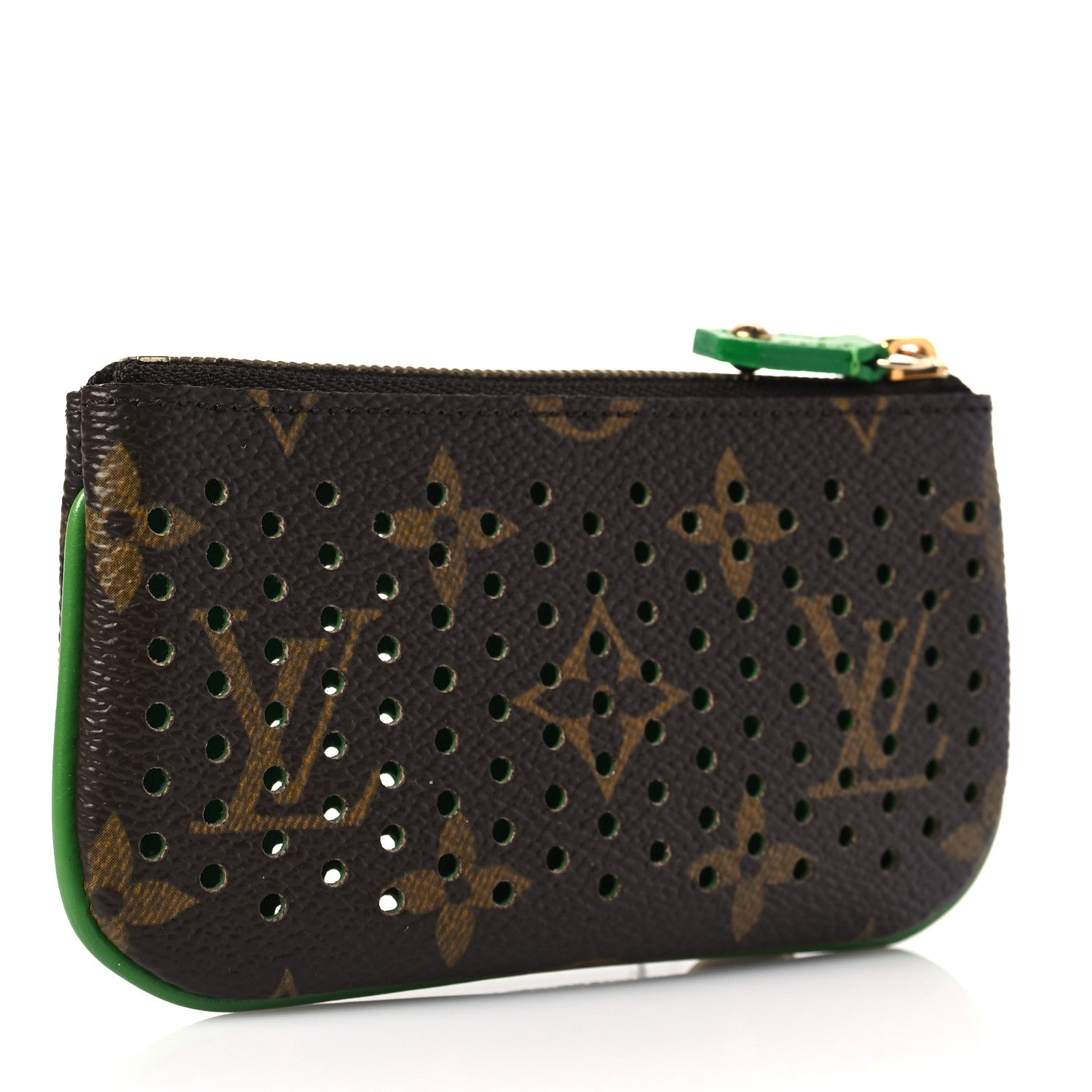 Louis Vuitton Monogram Perforated Key Pouch Green 5 of 8