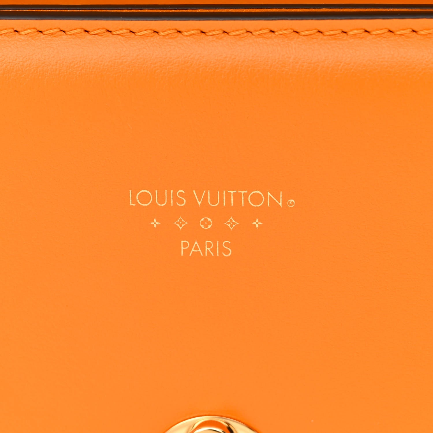 Louis Vuitton Smooth Calfskin LV Pont 9 Summer Gold 6 of 10