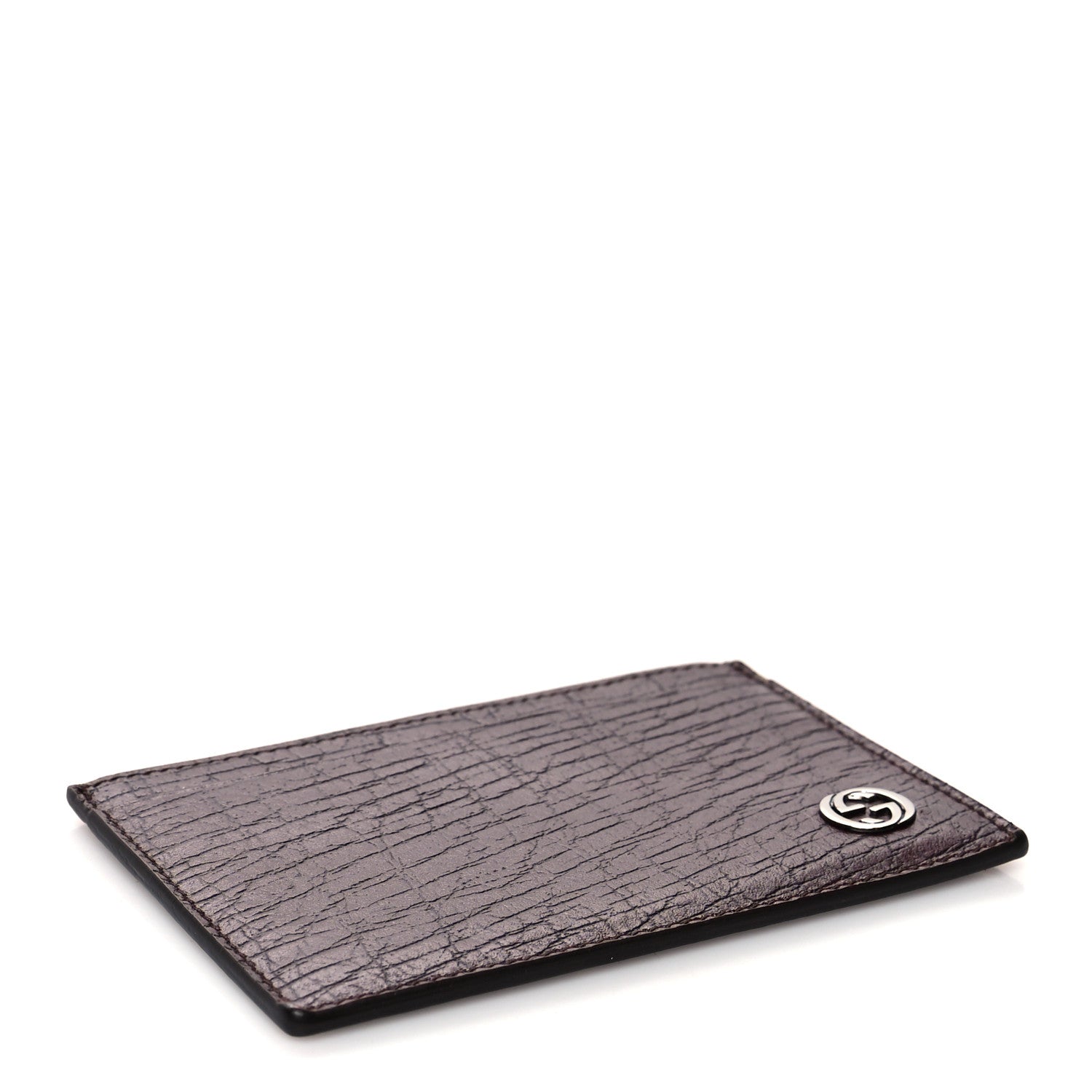 Gucci Calfskin GG Card Holder Burgundy 4 of 8