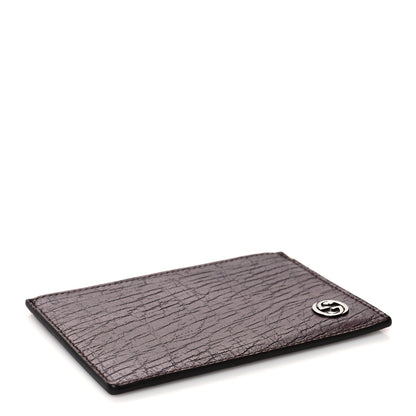 Gucci Calfskin GG Card Holder Burgundy 4 of 8