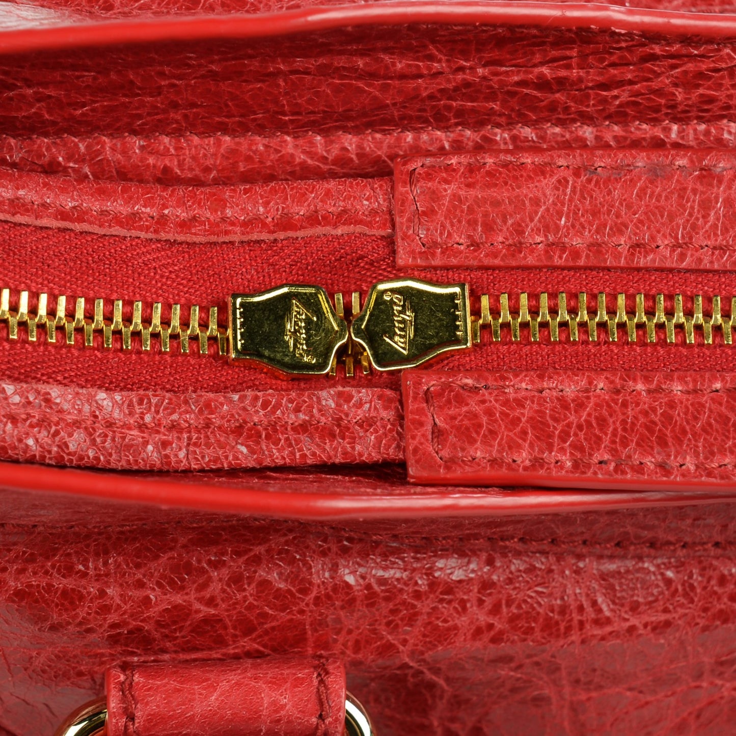 Agneau Giant 12 Gold Hardware City Rouge Cardinal