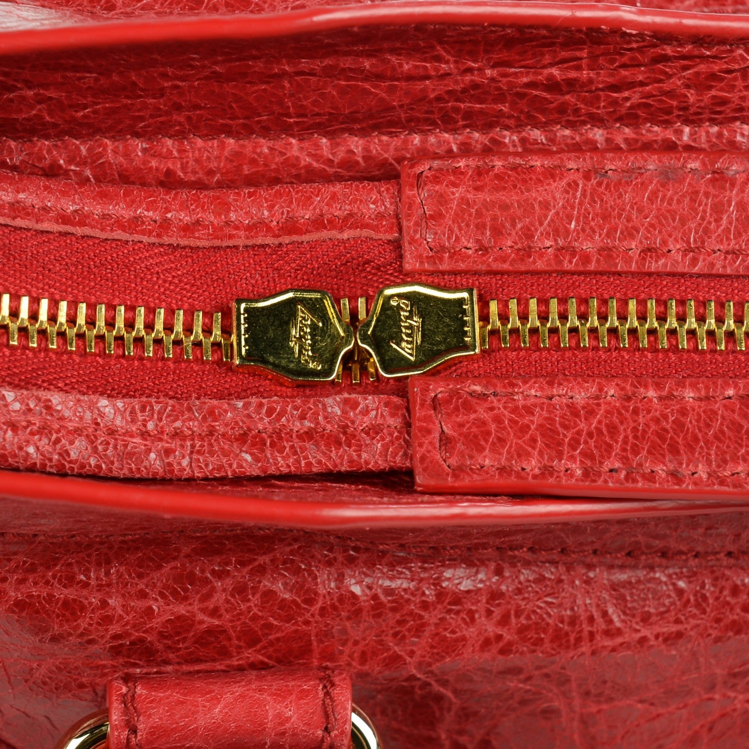 Balenciaga Agneau Giant 12 Gold Hardware City Rouge Cardinal 8 of 12