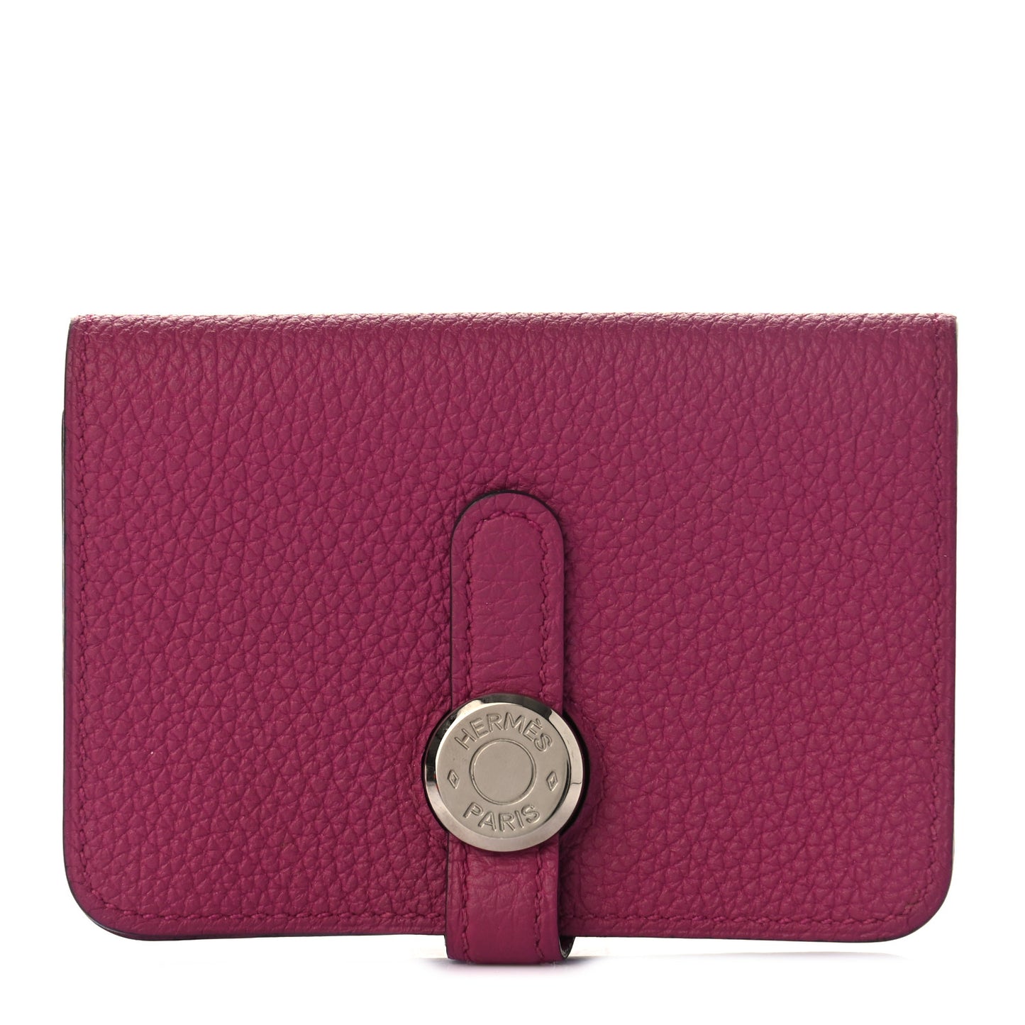 Togo Dogon Card Case Rose Pourpre