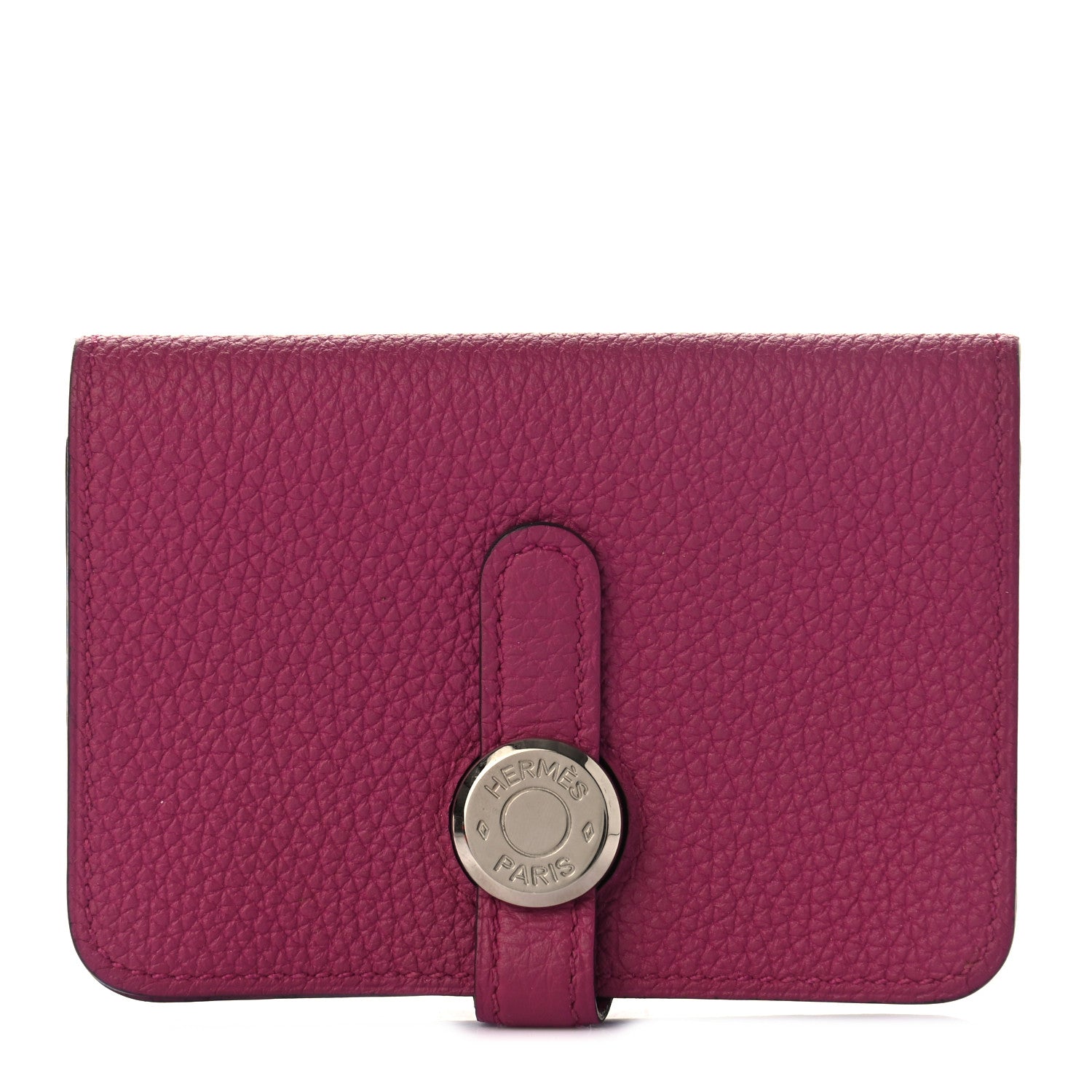 Hermes Togo Dogon Card Case Rose Pourpre 1 of 7