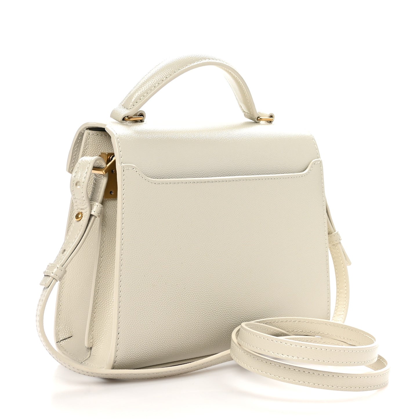 Grain de Poudre Mini Classic Monogram Cassandra Top Handle Vintage White