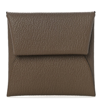 Hermes Chevre Mysore Bastia Coin Purse Etoupe 1 of 10