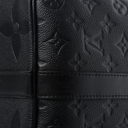 Louis Vuitton Empreinte Monogram Giant Keepall Bandouliere 45 Black 9 of 9
