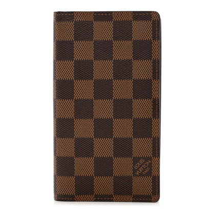 Louis Vuitton Damier Ebene Checkbook Cover Wallet 1 of 7