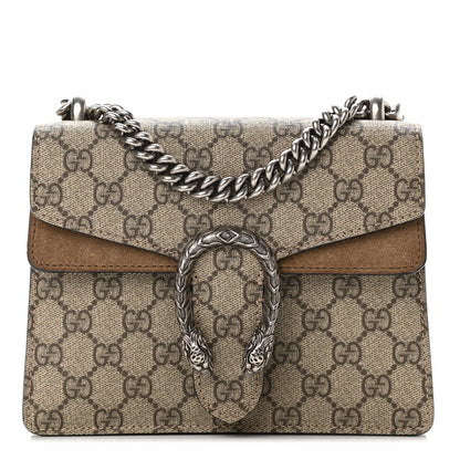 Gucci GG Supreme Monogram Mini Dionysus Shoulder Bag Taupe 1 of 10