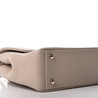 Chanel Caviar Quilted Flap Light Beige 6 of 10