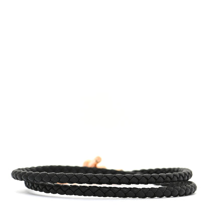 Hermes Swift Double Tour Glenan Bracelet T3 Black 3 of 7