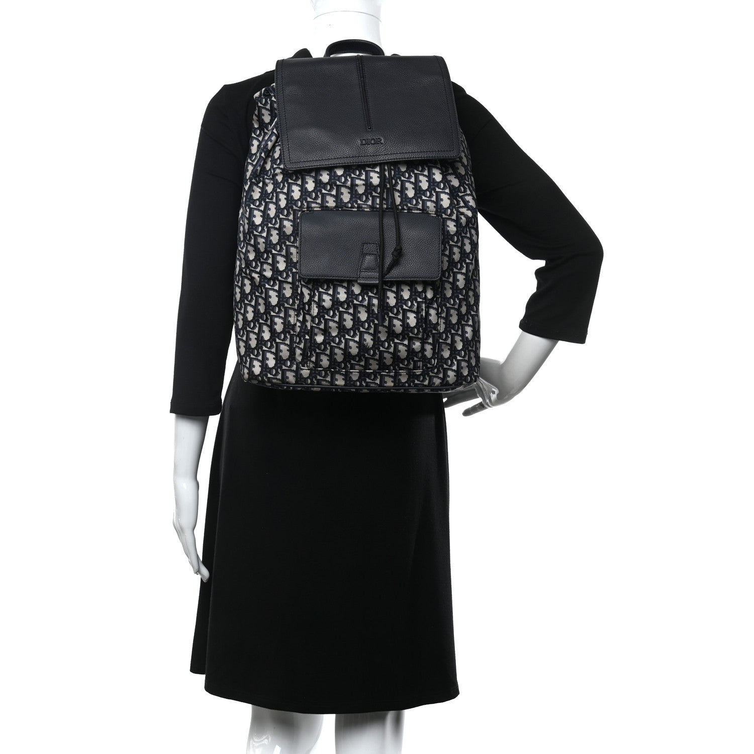 Christian Dior Oblique Motion Backpack Blue 2 of 8