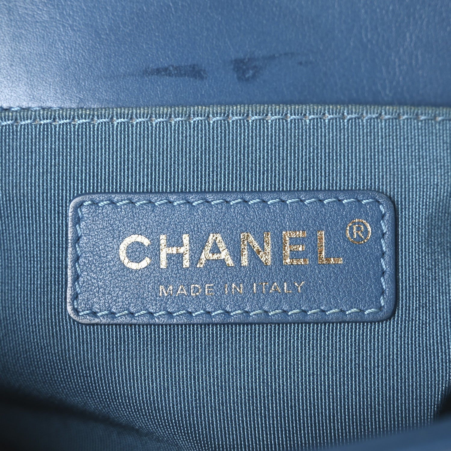 Chanel Lambskin Quilted Small Boy Flap Blue 6 of 10